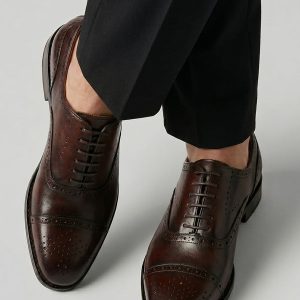 LOGO LEATHERCREST LACE UPS
